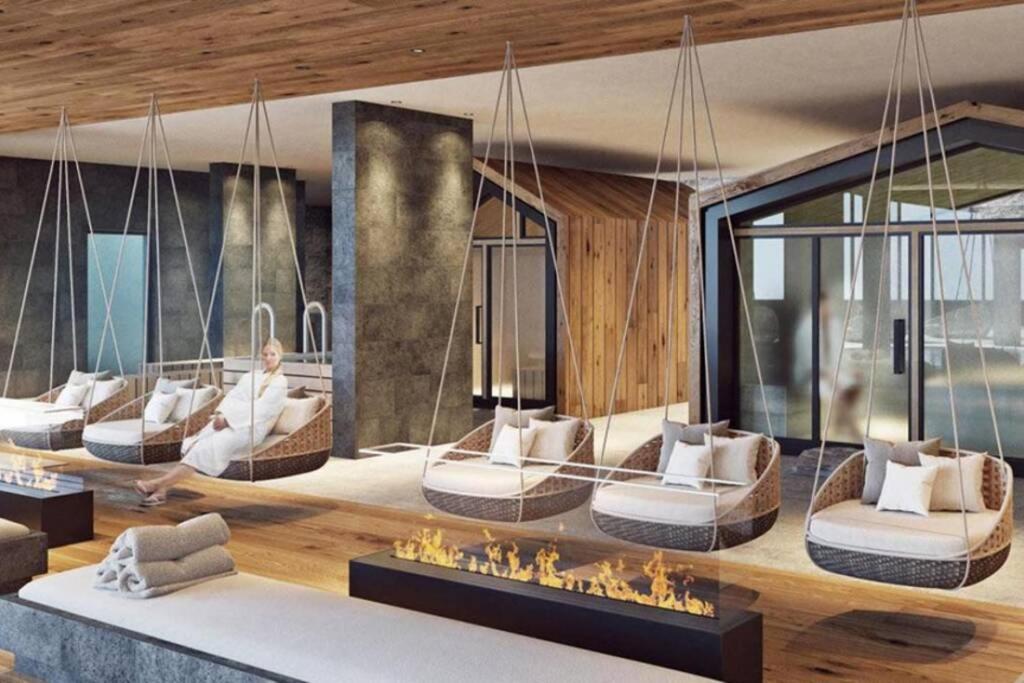 Charmant Studio Renove Situe Dans Les Bains D'Ovronnaz, Immeuble Les Sources מראה חיצוני תמונה